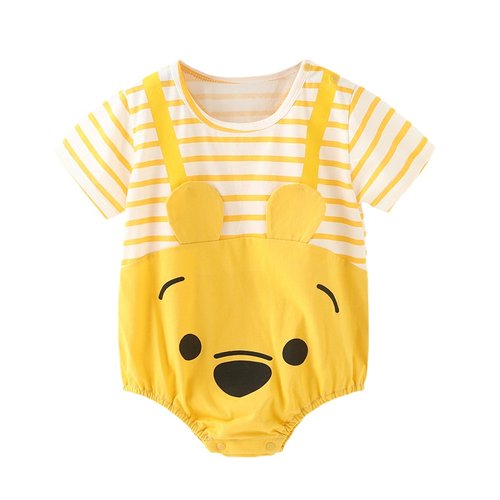 包屁衣婴儿夏季薄款纯棉新生宝宝短袖连体衣夏天衣服三角哈衣夏装