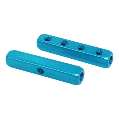 气动汇流板多管路分气块C式接头