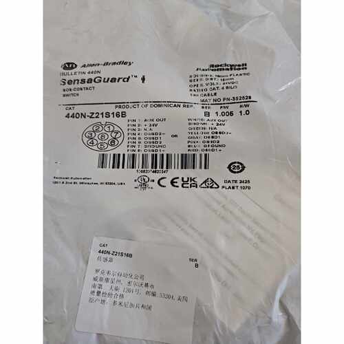 议价可维修440NZ21S16B罗克韦尔AB传感器安全开关原装正品全新未