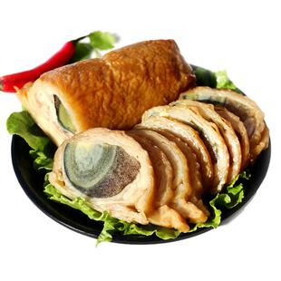 闽南特产鸭皮卷皮蛋卷酒店特色冷盘菜凉菜蛋黄卷鲍鱼卷200g