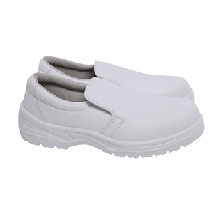 白色防静电安全鞋防砸无尘洁净工程钢头鞋食品劳保面包厂电子男女