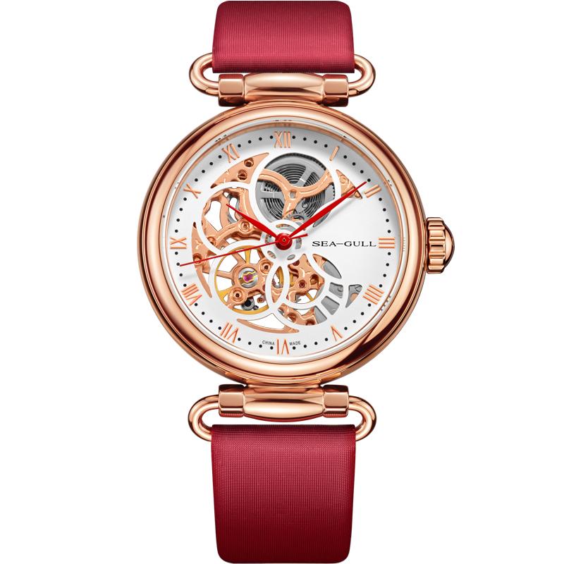 海鸥表女士手表时光女神时尚镂空潮流机械表女款腕表6002L