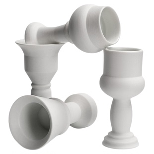 椋木浅饮白酒品鉴杯组陶瓷白酒杯套装小酒杯家用设计感酒具送礼