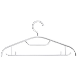 日式防鼓包宽肩塑料衣架加粗加厚冬季羽绒服大衣羊绒衣专用衣撑挂