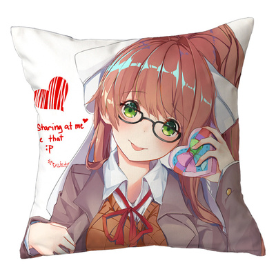 DDLC心跳文学部抱枕靠垫毛绒