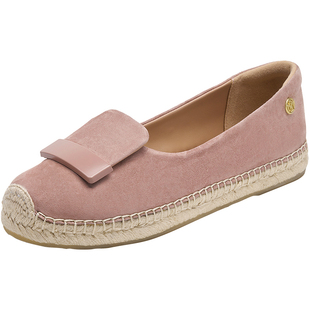 快乐玛丽单鞋女2026春季新款小羊皮乐福鞋一脚蹬懒人通勤渔夫鞋