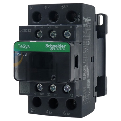 施耐德三极交流接触器LC1D32M7C Q7C F7C 110V 220V 380V 32A 24V