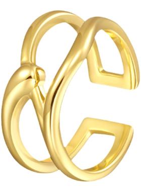 法加女925银原创设计银戒指指环