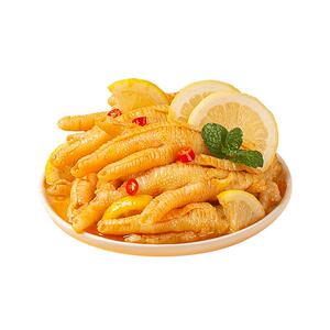 柠檬酸辣无骨鸡爪商用批发10斤袋装整箱大包即食网红去脱骨凤爪