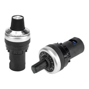 22mm变频器电位器带帽高精度旋钮LA42DWQ-22 精密调速 1K 2K 5K