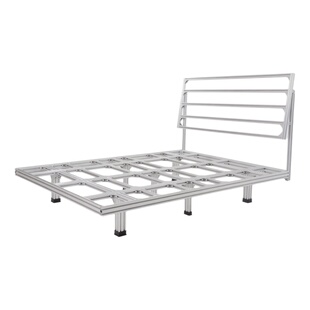 悬浮床现代简约内嵌款单人款双人床主卧榻榻米欧标工业铝型材DIY