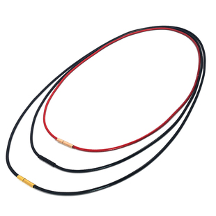 Jielans吊坠挂绳 黑色红色蜡皮绳子项链绳男女款黄金玉佩挂绳手绳