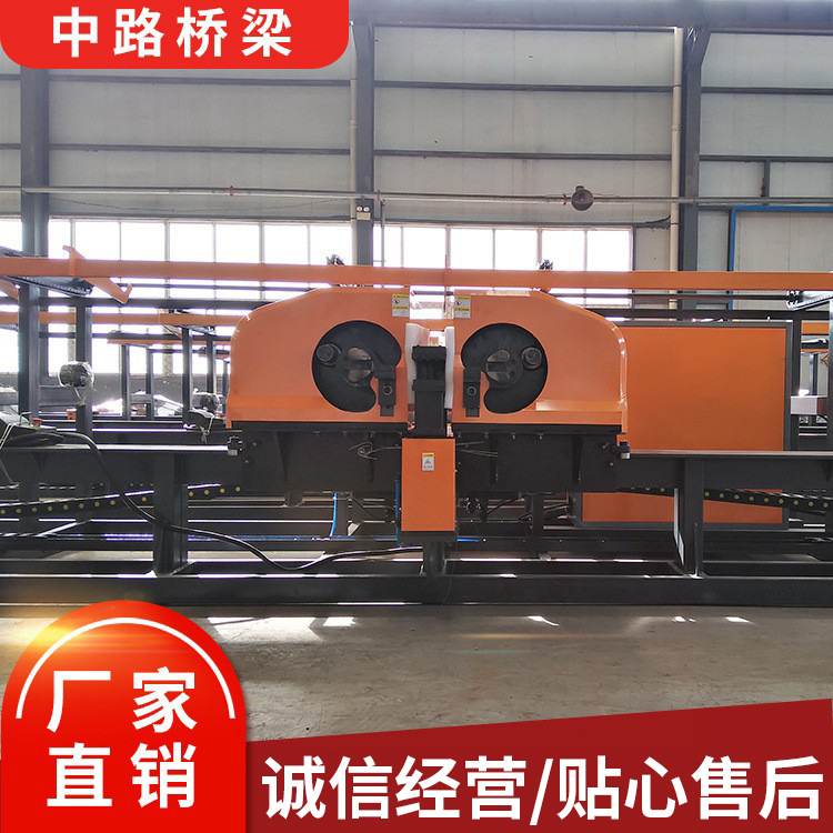 立式二机头数控钢筋弯曲中心12-32mm钢筋双向弯曲钢筋调直弯曲机