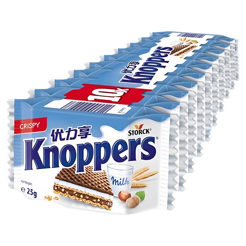 Knoppers德国五层榛子威化饼干
