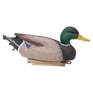 出口欧美新款高仿真折叠绿头鸭可折叠便携户外模型园林装饰摆件