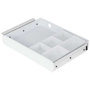 桌下抽屉柜带分隔隐形收纳盒工位办公书桌下台下挂加装置物抽屉