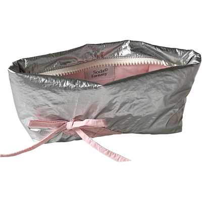 汽水幻想枕头笔袋便携式大容量日系简约铅笔袋女生芭蕾风少女心高颜值小众不撞款加厚学生用文具收纳袋文具盒