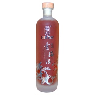 弹约0添加青梅酒12度500ml女士微醺低度果酒晚安甜酒纯发酵梅子酒