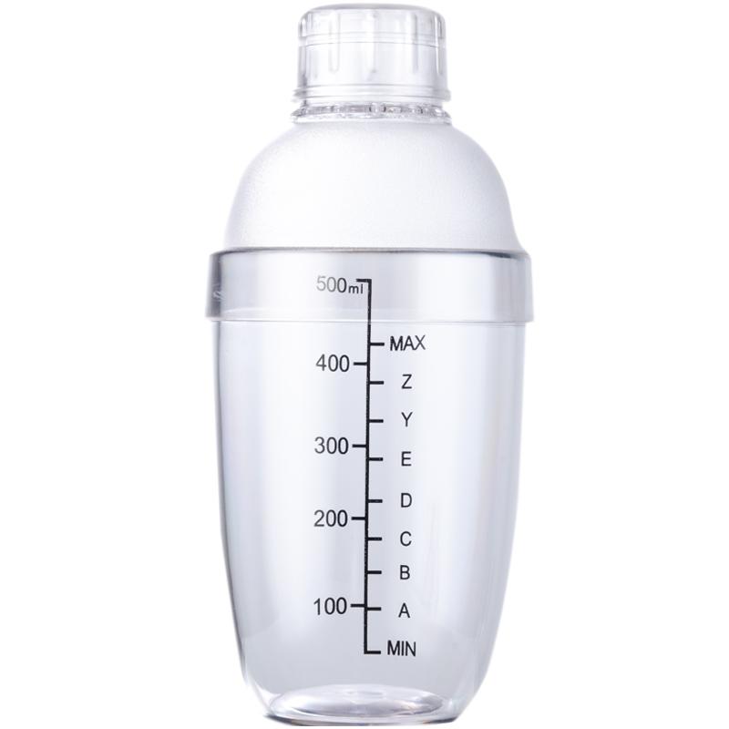 加厚雪克杯奶茶店专用手摇摇杯带刻度奶茶用品工具雪克壶700ml