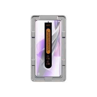 适用opporeno10钢化膜高清防尘防摔Reno10pro手机膜曲面贴膜神器新款除尘屏保OPPOreno10pro+全屏覆盖保护por