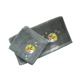 汪啊虎虎正版纯棉加厚毛巾方巾可爱柔软吸水全棉家用成人儿童毛巾