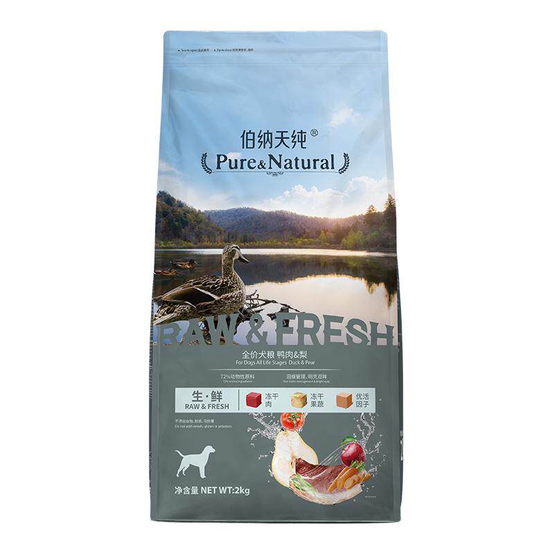 伯纳天纯鸭肉梨狗冻干犬粮