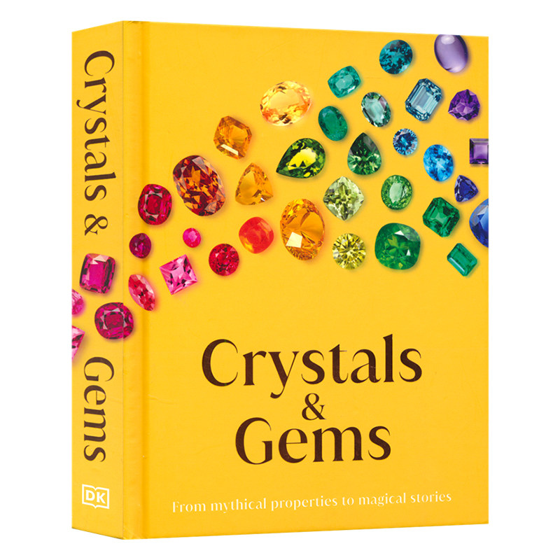 DK Crystal And Gems 了解水晶与宝石的奥秘 宝石 半宝石 有机宝石 DK百科科普读物 百科全书 英文课外读物 英文原版进口图书