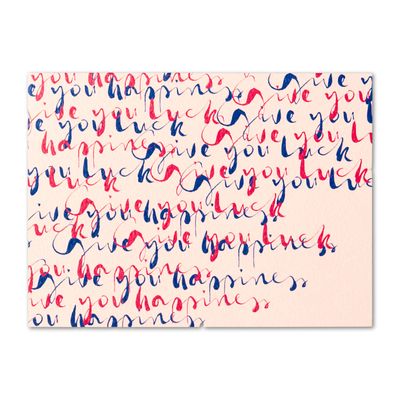 Montilord对折贺卡小号