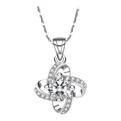 项链女四叶草吊坠新款锁骨