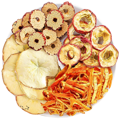 苹果山楂红枣枸杞适合女生泡水喝