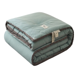 无印良品100新疆纯棉花被子被芯加厚保暖里外全棉冬被春秋棉被褥