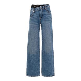 Alexander Wang女士直筒牛仔裤（水洗产品）银泰百货精品 301574