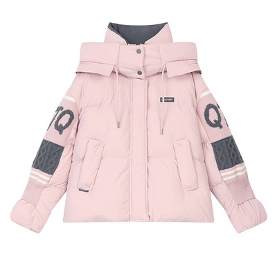 妖精的口袋【粉色泡芙】羽绒服