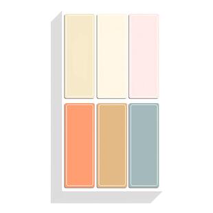 彩色不干胶防水标签贴纸自粘口取纸手写名字贴姓名贴日期食物标识