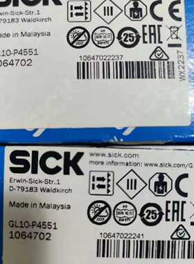 议价德国SICK西克 GL10-P4551 光电传感器 订货号1064702 全新原
