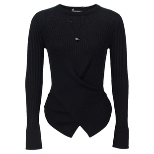 Vero Moda奥莱针织衫女2026早春新款含莱赛尔不规则下摆时尚上衣