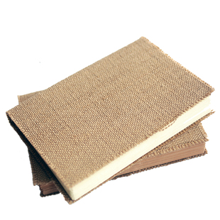 复古麻布毛边本创意笔记本文艺手绘礼物日程计划简约牛皮纸手账本