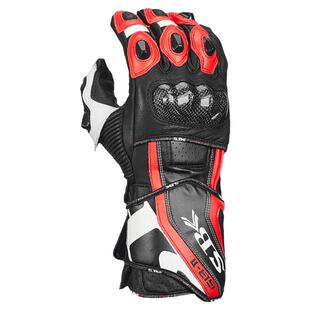 SBK手套摩托车碳纤维长款sb2机车装备赛车骑行竞技赛道真皮四季