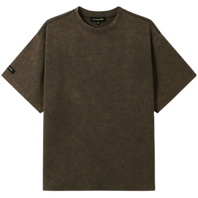 【男女同款 】LAVALAND做旧水洗短袖