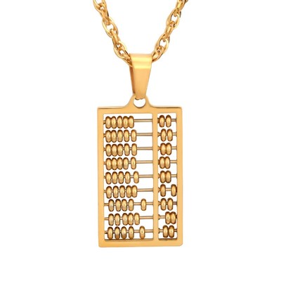 钛钢礼品挂饰小算盘挂件