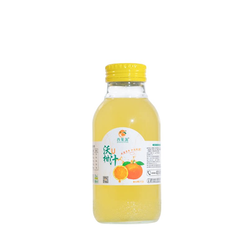 【300ml*6瓶装】西果源沃U柑汁双柚汁饮料果汁广西武鸣沃柑汁瓶装