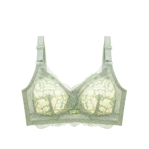内衣女薄款夏季大胸显小超薄无钢圈文胸罩聚拢收副乳防下垂bra