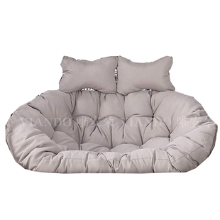 双人加厚吊蓝靠垫秋千鸟巢坐垫摇篮藤椅吊床换洗布套沙发吊椅垫子