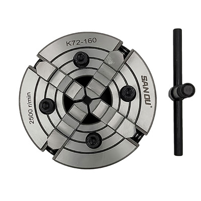 四爪单动卡盘高精密夹头三鸥