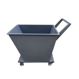 铁屑收集车集屑手推斗车机床排屑机小车铁斗铁削料斗翻斗废料推车