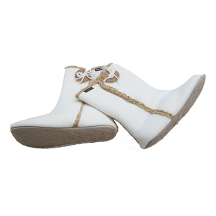 DIAN  黛安戴安法国进口冬季室内软底女靴保暖包裹脚踝