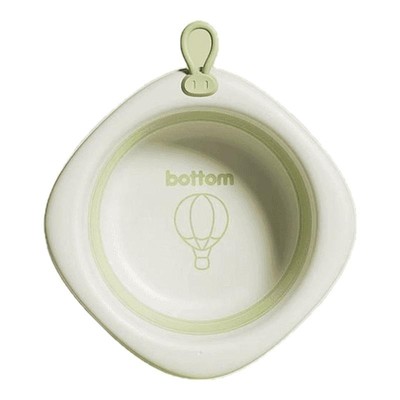 洁丽雅折叠洗脸盆洗屁股洗脚盆可压缩小号旅行酒店民宿用可折叠盆