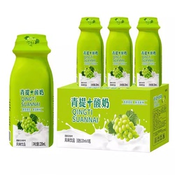 青提酸奶220ml*10瓶/箱饮品饮料整箱奶昔蓝莓香蕉榴莲早餐红枣