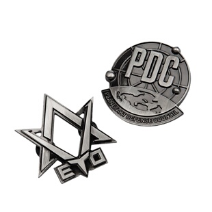 赛凡自研 三体周边 三体ETO&PDC金属徽章 个性胸针创意礼物包邮