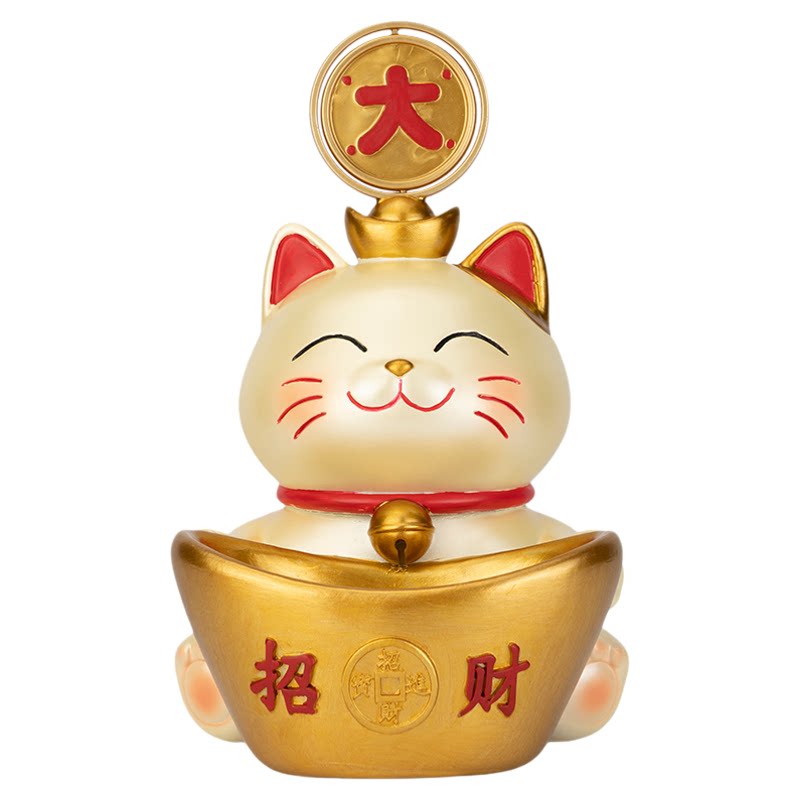 招财猫钥匙收纳玄关装饰品摆件